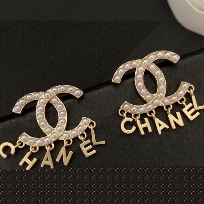 Ch*el earrings